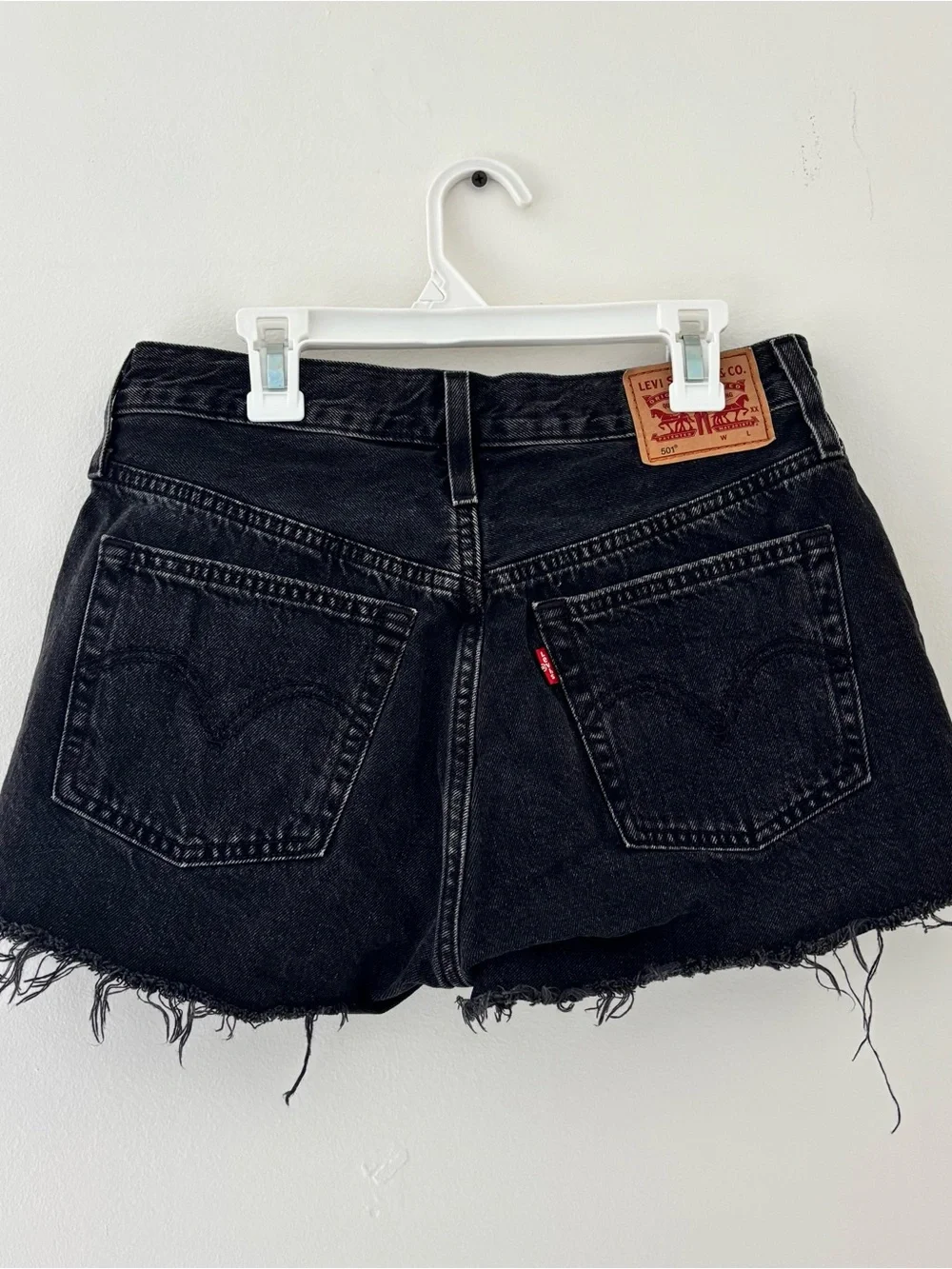 Levi’s 501 Black Denim Shorts